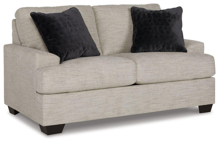 Signature Design by Ashley® - Vayda - Pebble - Loveseat - 5th Avenue Furniture