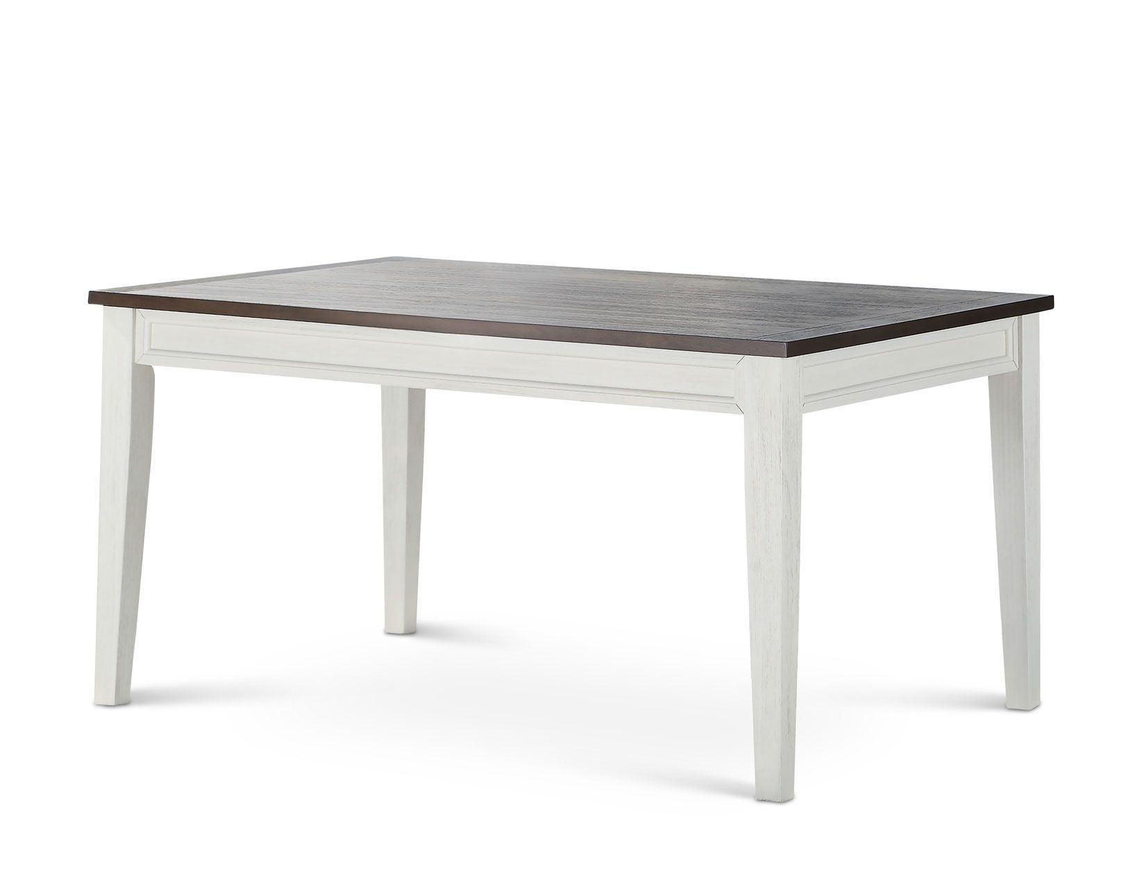 Steve Silver Furniture - Caylie - Fix Top Dining Table - White - 5th Avenue Furniture