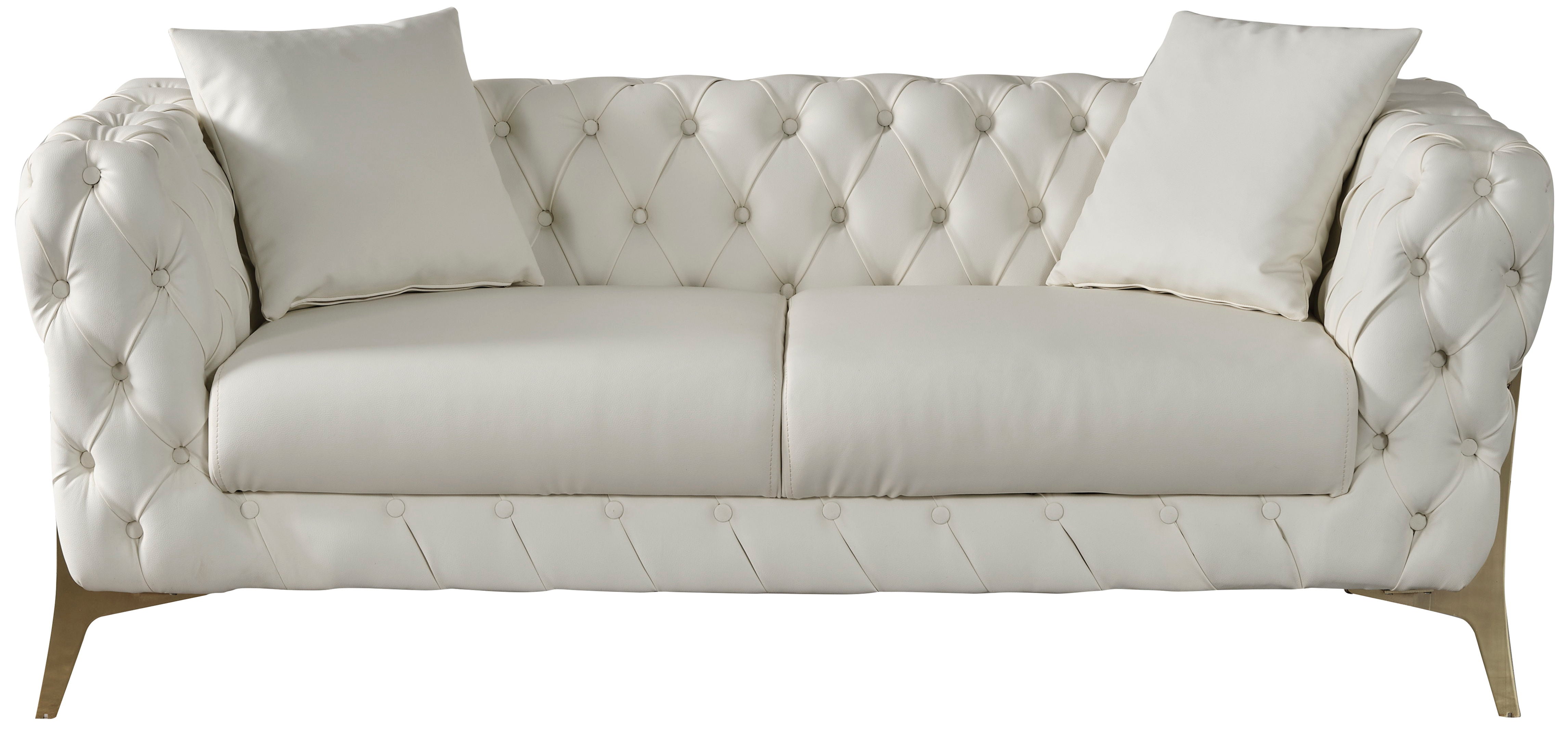 Aurora - Loveseat - Cream - 5th Avenue Furniture