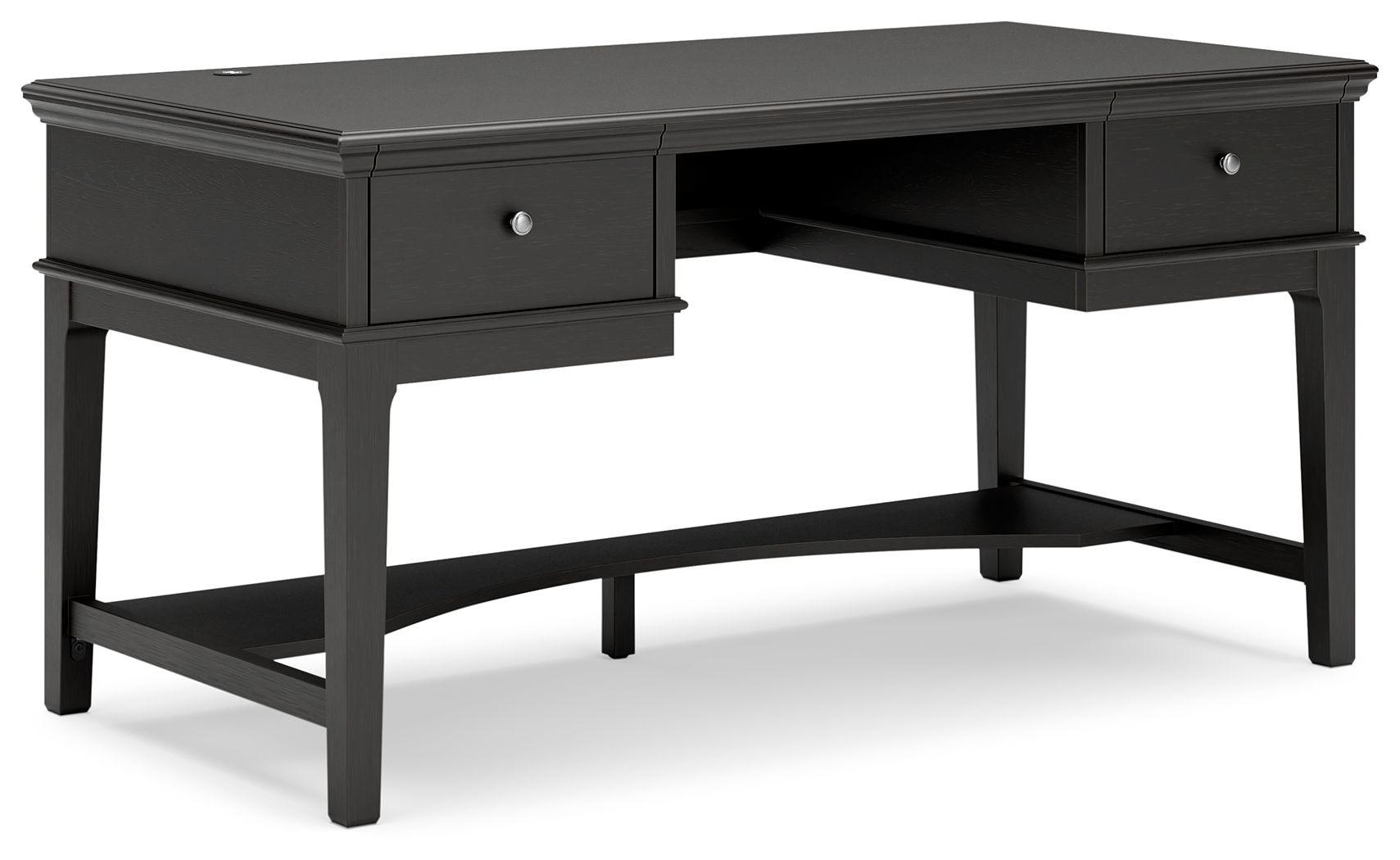 Signature Design by Ashley® - Beckincreek - Black - Home Office Storage Leg Desk - 5th Avenue Furniture