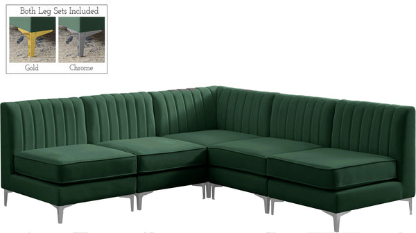 Meridian Furniture - Alina - 5 Pc. Sectional - 5th Avenue Furniture