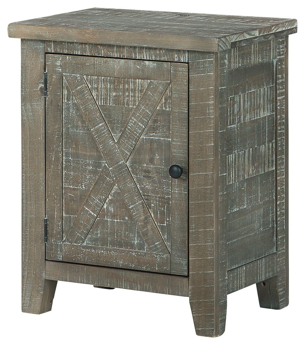 Ashley Furniture - Pierston - Gray - Accent Cabinet - 5th Avenue Furniture