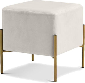 Meridian Furniture - Isla - Stool Ottoman - 5th Avenue Furniture