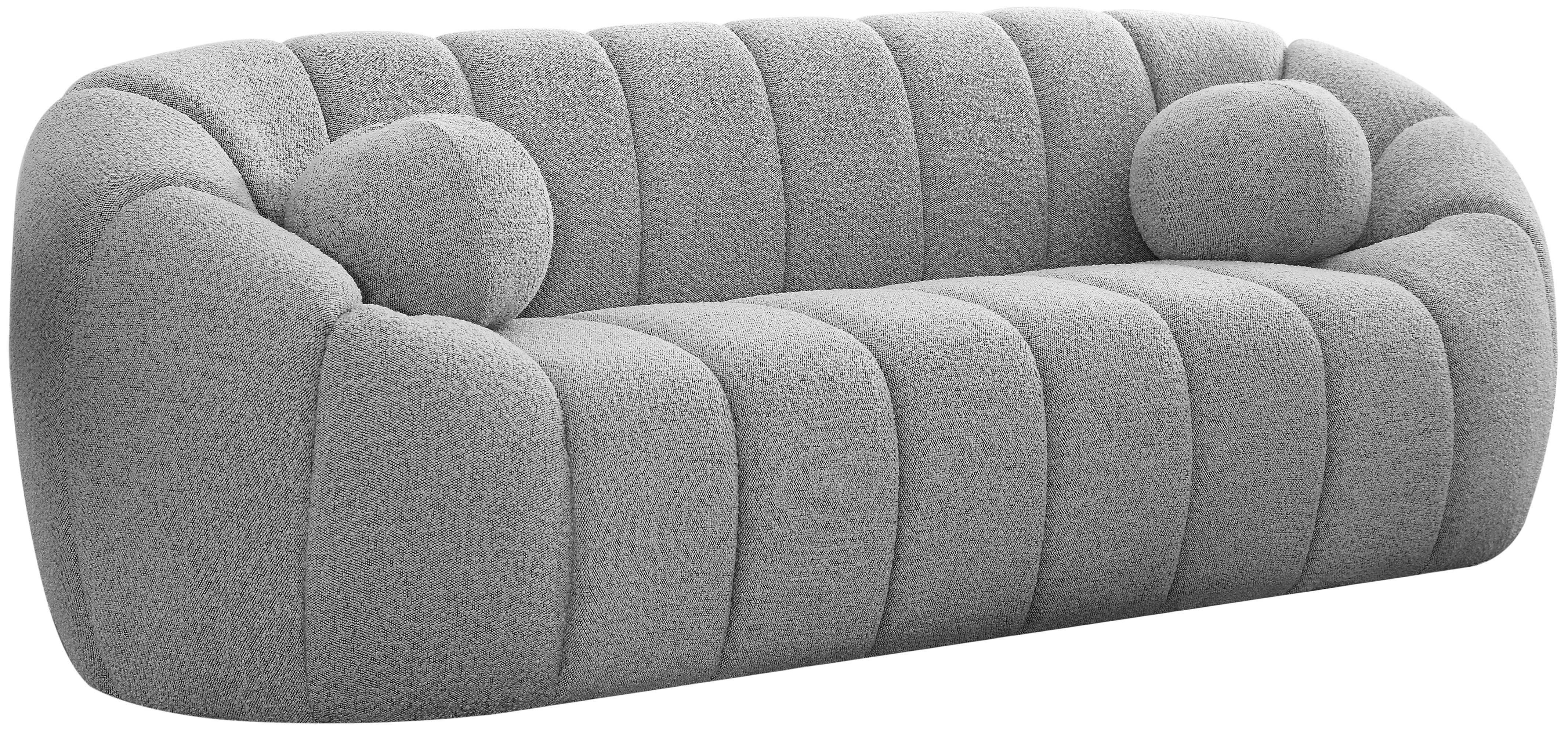 Meridian Furniture - Elijah - Sofa - Gray - 5th Avenue Furniture