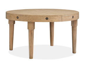 Magnussen Furniture - Lynnfield - Round Dining Table - Weathered Fawn - 5th Avenue Furniture
