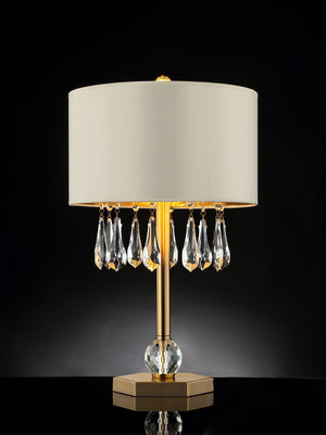 Furniture of America - Jemima - Table Lamp - Gold / Ivory - 5th Avenue Furniture