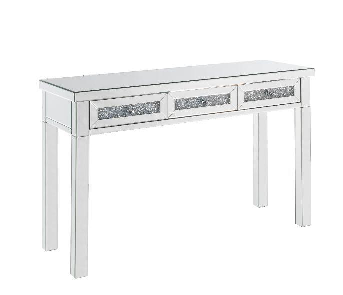 ACME - Noralie - Writing Desk - Mirrored - 32" - 5th Avenue Furniture