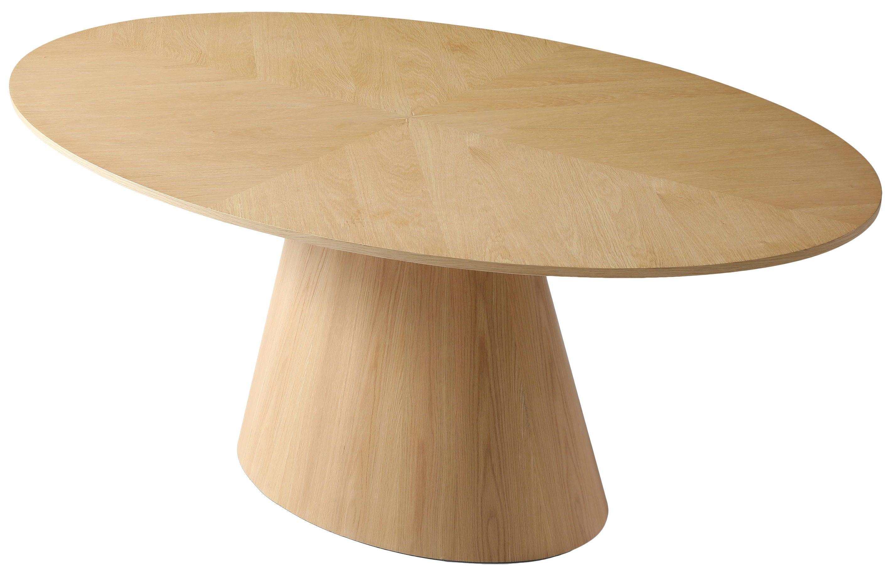 Meridian Furniture - Gavin - Dining Table - White Oak - Wood - 5th Avenue Furniture