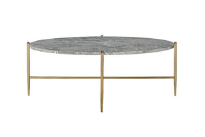 ACME - Tainte - Coffee Table - Faux Marble & Champagne Finish - 5th Avenue Furniture