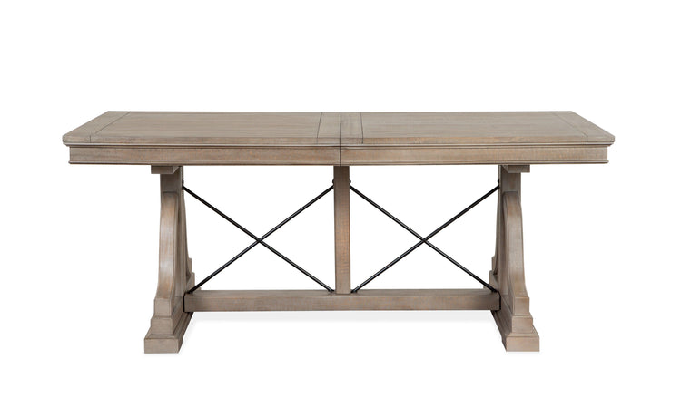 Magnussen Furniture - Paxton Place - Trestle Dining Table - Dovetail Grey - 5th Avenue Furniture