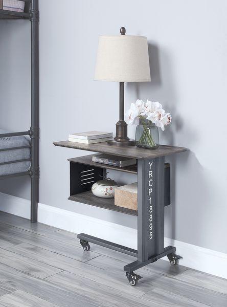 ACME - Cargo - Accent Table w/Wall Shelf - 5th Avenue Furniture