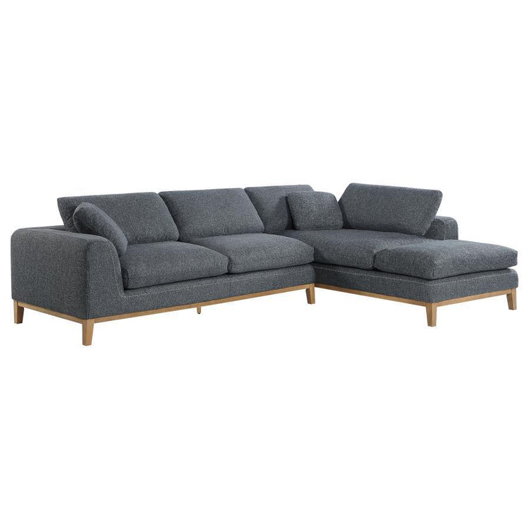 CoasterElevations - Persia - 2 Piece Modular Sectional - Gray - 5th Avenue Furniture