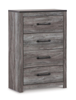 Signature Design by Ashley® - Bronyan - Dark Gray - Four Drawer Chest - 5th Avenue Furniture