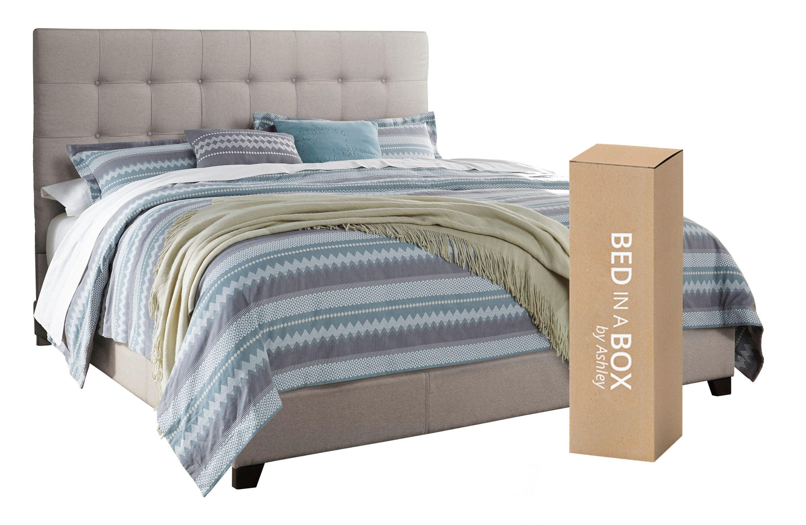 Ashley Furniture - Dolante - Upholstered Bed - 5th Avenue Furniture