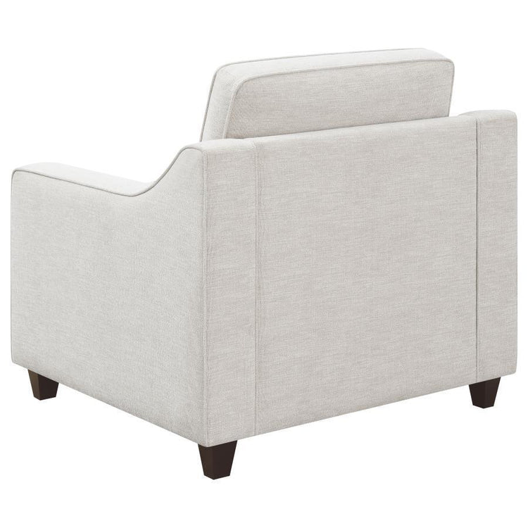 CoasterElevations - Christine - Upholstered Cushion Back Chair - Beige - 5th Avenue Furniture