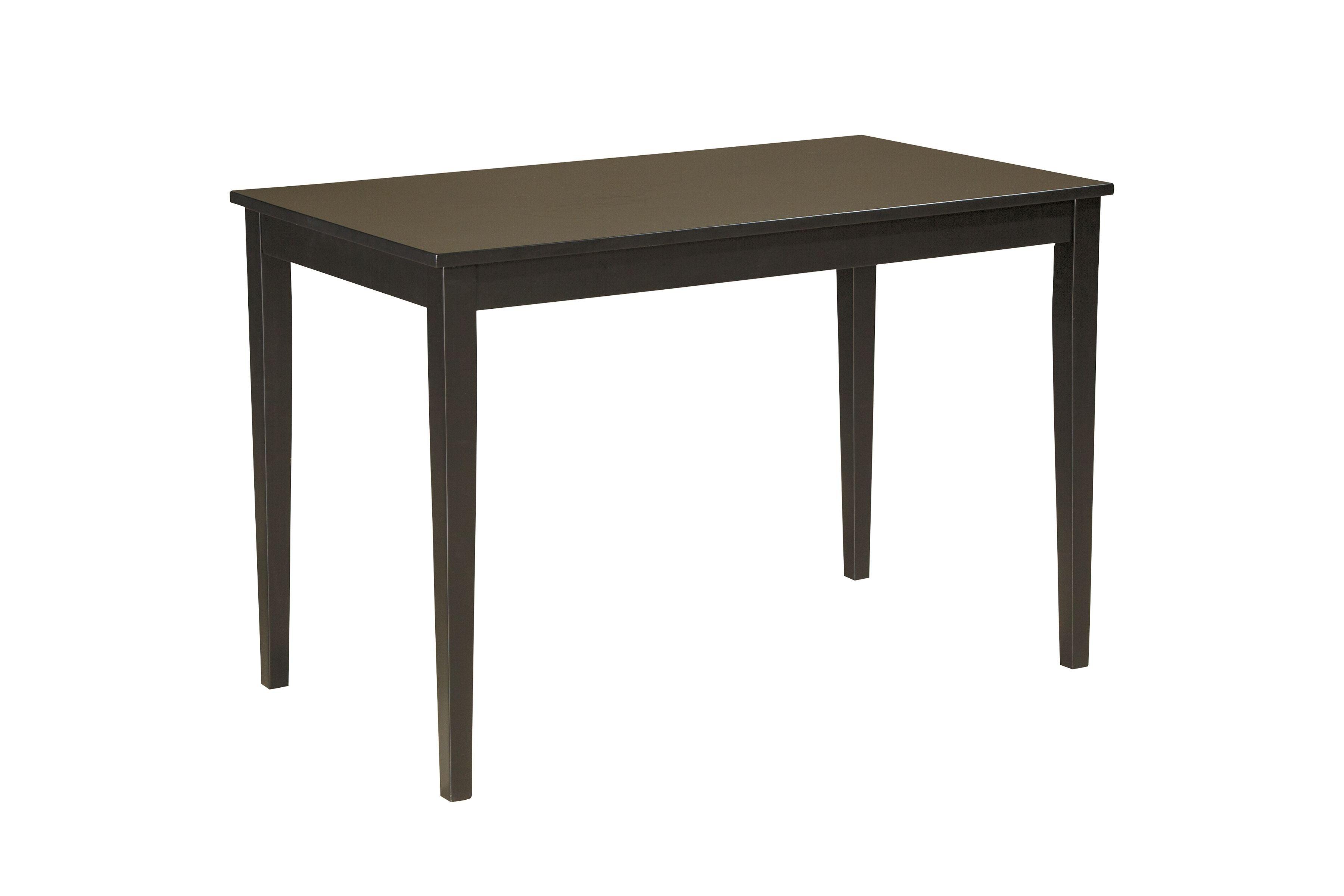 Signature Design by Ashley® - Kimonte - Dark Brown - Rectangular Dining Room Table - 5th Avenue Furniture