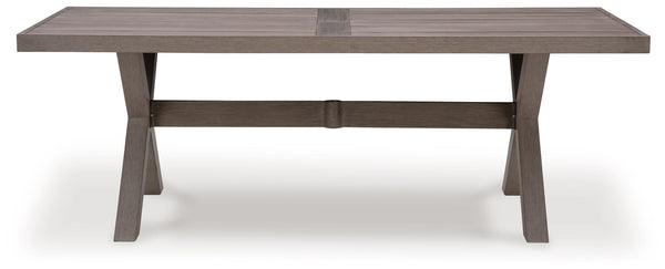Hillside Barn - Brown - Rectangular Dining Table W/Umb Opt - 5th Avenue Furniture