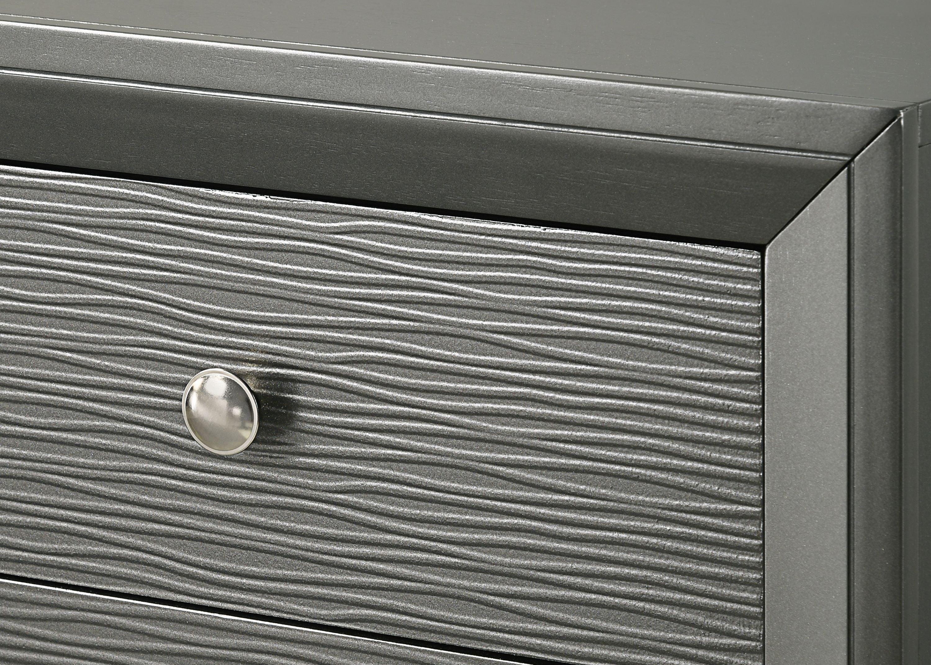 Crown Mark - Denker - Chest - Gun Metal - 5th Avenue Furniture