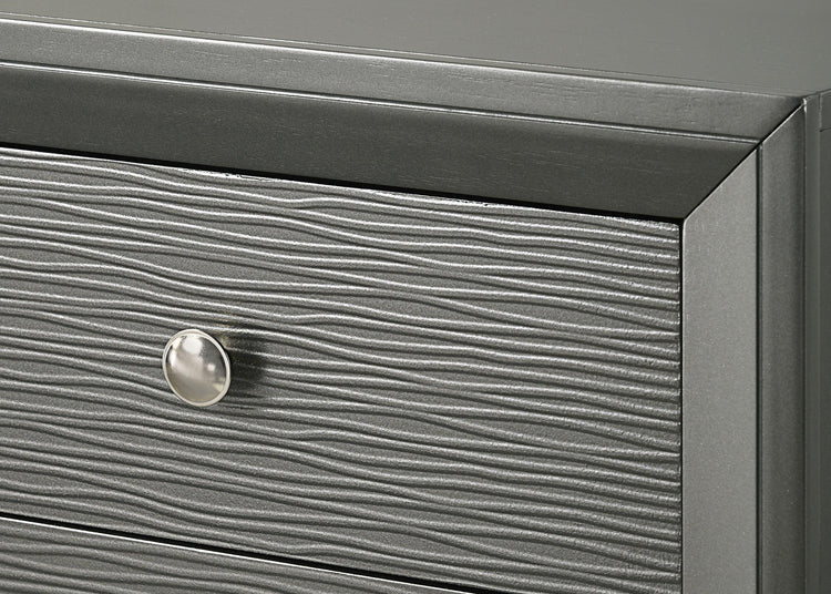 Crown Mark - Denker - Chest - Gun Metal - 5th Avenue Furniture