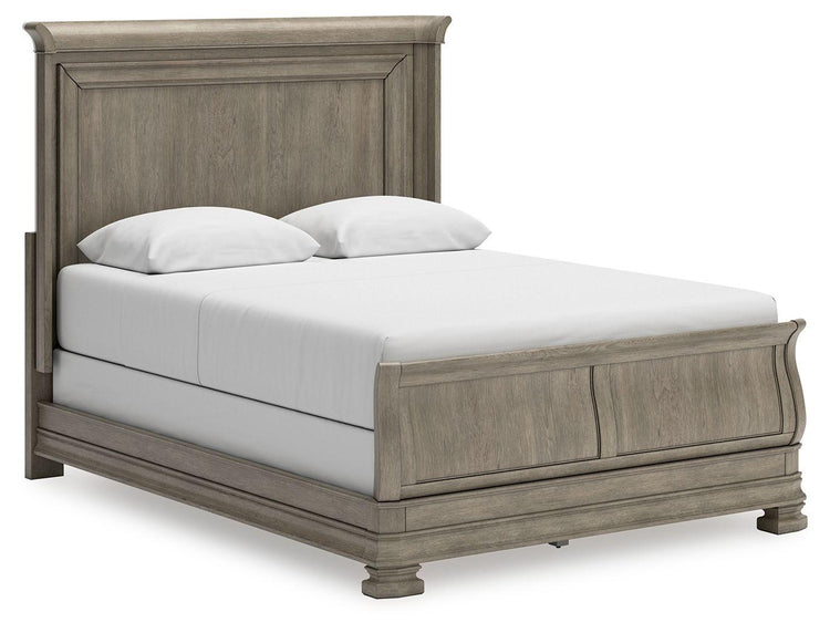 Signature Design by Ashley® - Lexorne - Sleigh Bed - 5th Avenue Furniture