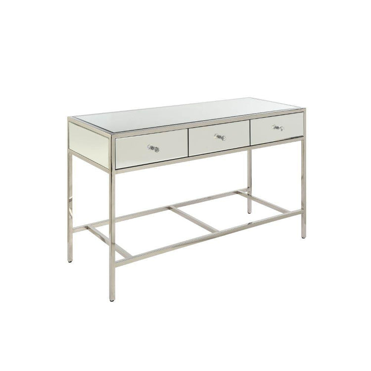 ACME - Weigela - Accent Table - Mirrored & Chrome - 5th Avenue Furniture