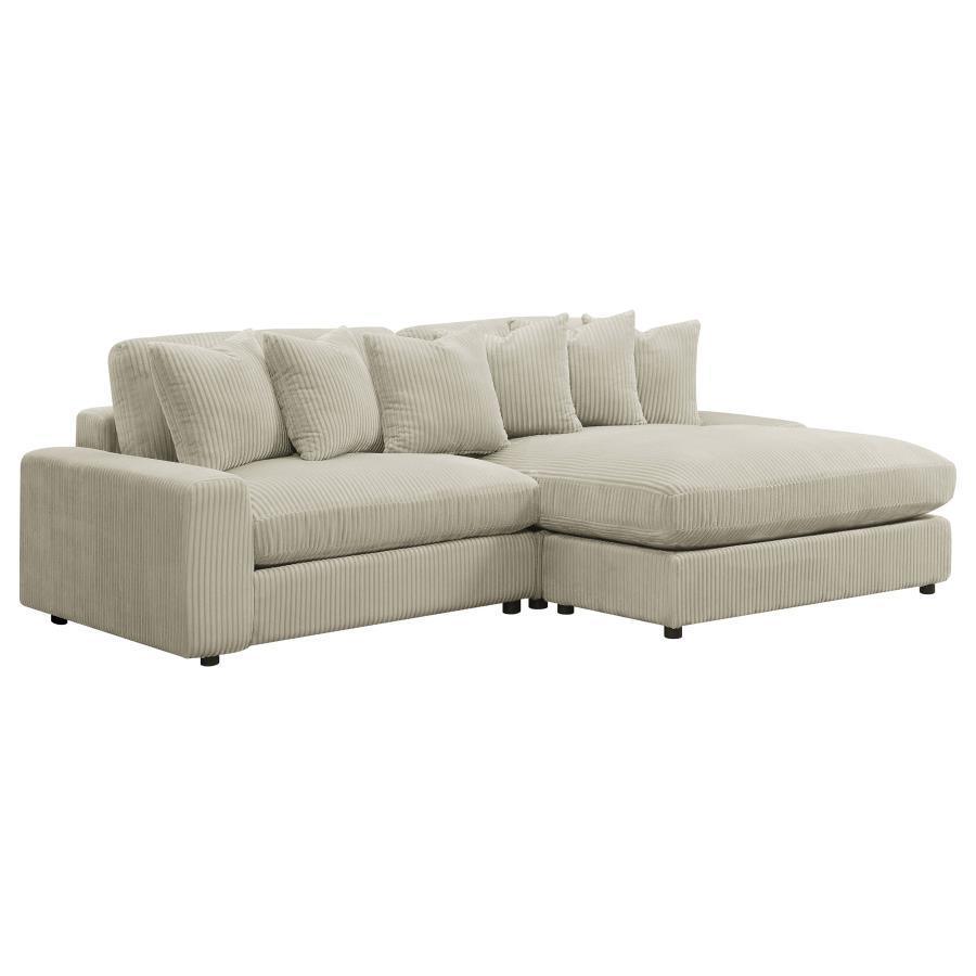 Coaster Fine Furniture - Blaine - 105" Upholstered Reversible Sectional - 5th Avenue Furniture