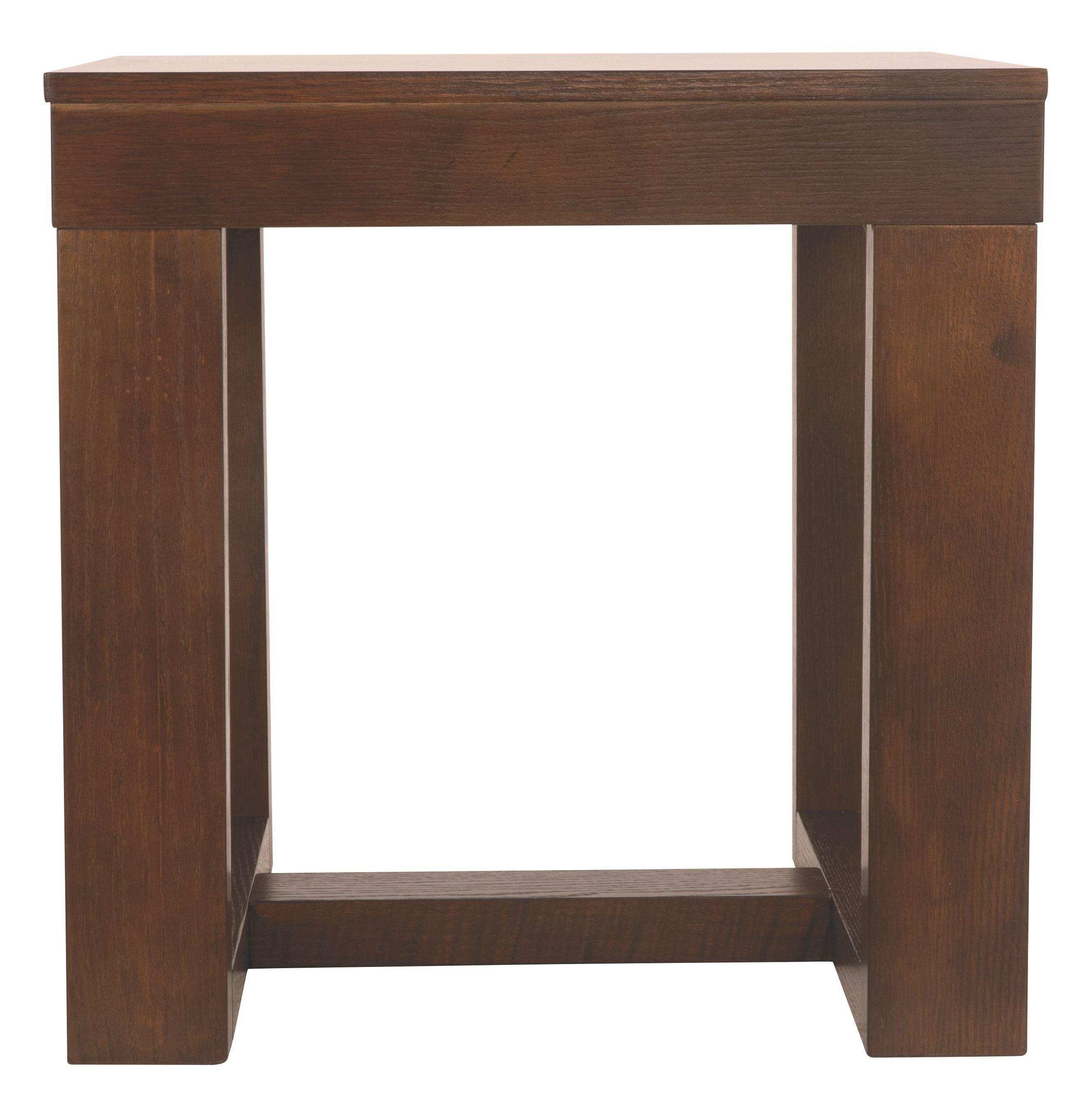 Ashley Furniture - Watson - Dark Brown - Square End Table - 5th Avenue Furniture