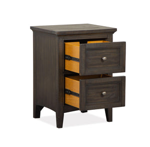 Magnussen Furniture - Westley Falls - Small Drawer Nightstand - Graphite - 5th Avenue Furniture