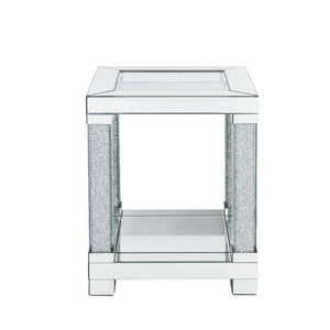 ACME - Noralie - End Table - Mirrored - 24" - 5th Avenue Furniture