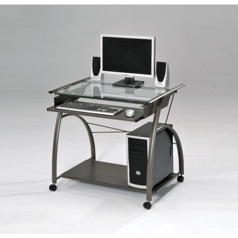 ACME - Vincent - Computer Desk - Dark Gray - 32" - 5th Avenue Furniture