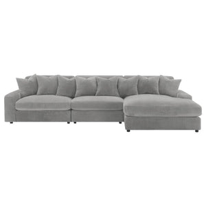 Coaster Fine Furniture - Blaine - 105" Upholstered Reversible Sectional - 5th Avenue Furniture