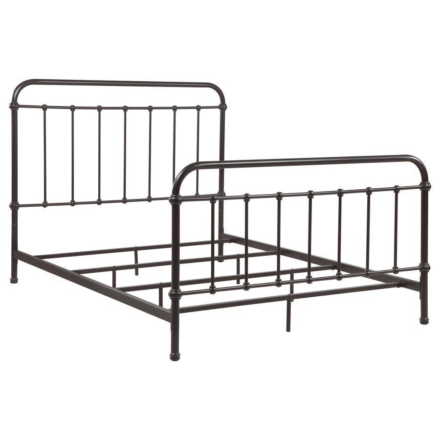 CoasterEssence - Livingston - Panel Metal Bed - 5th Avenue Furniture