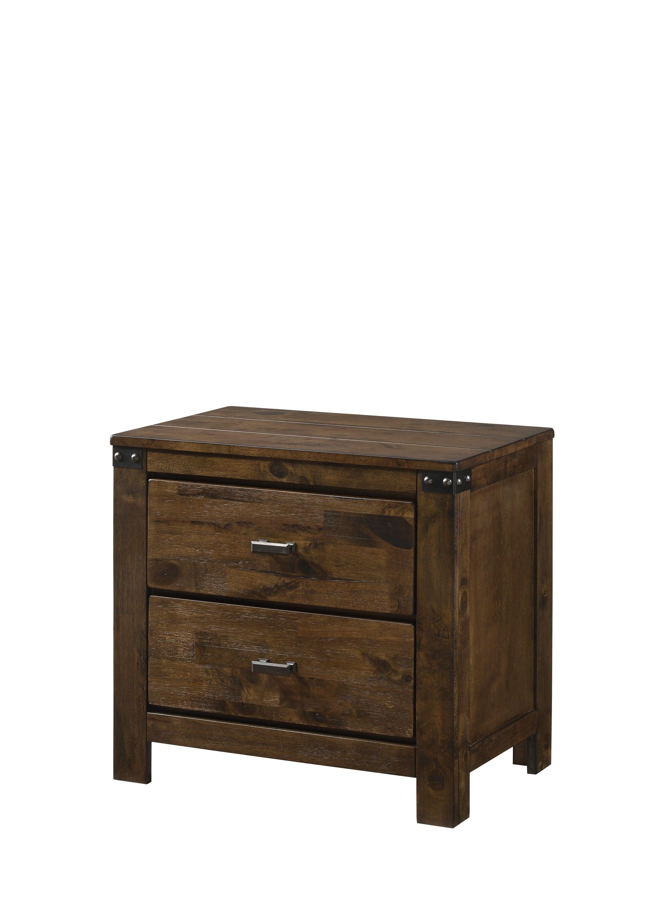 Crown Mark - Curtis - Nightstand - Brown - 5th Avenue Furniture