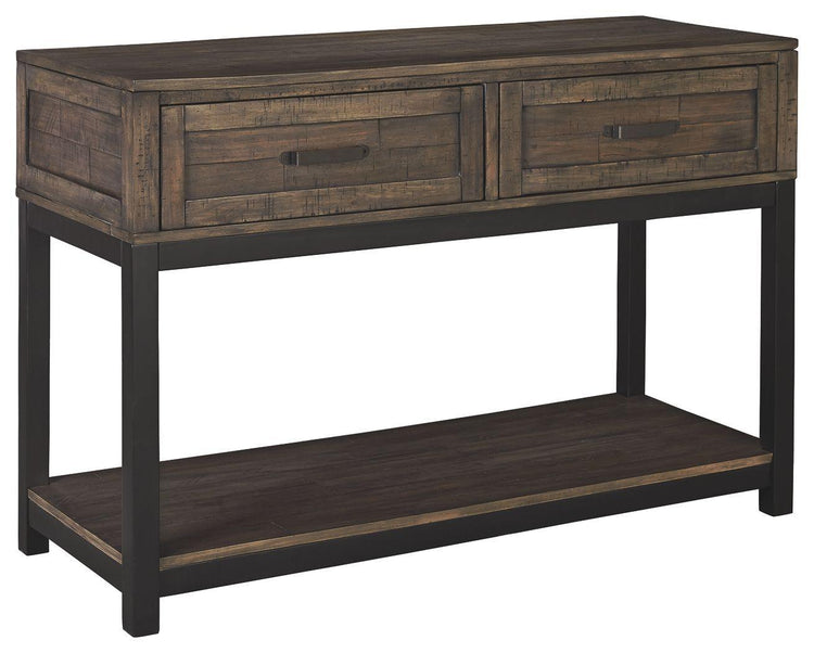 Ashley Furniture - Johurst - Grayish Brown - Sofa Table - 5th Avenue Furniture