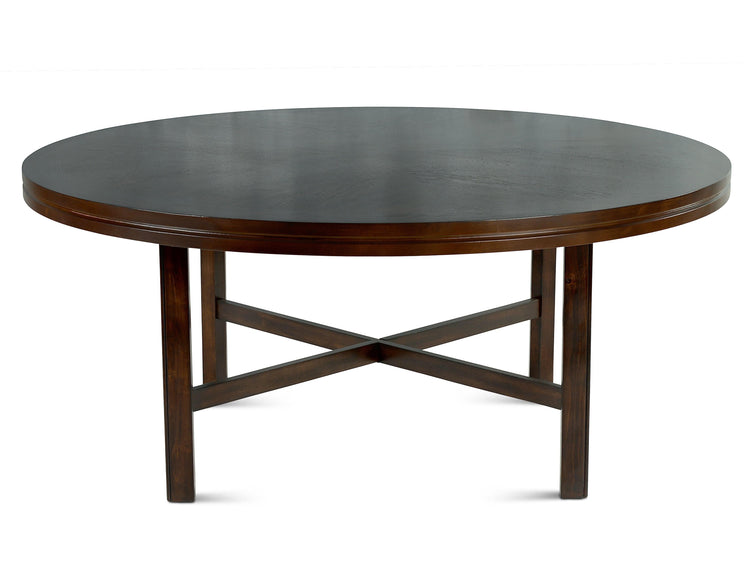 Steve Silver Furniture - Hartford - Round Dining Table - Dark Brown - 5th Avenue Furniture