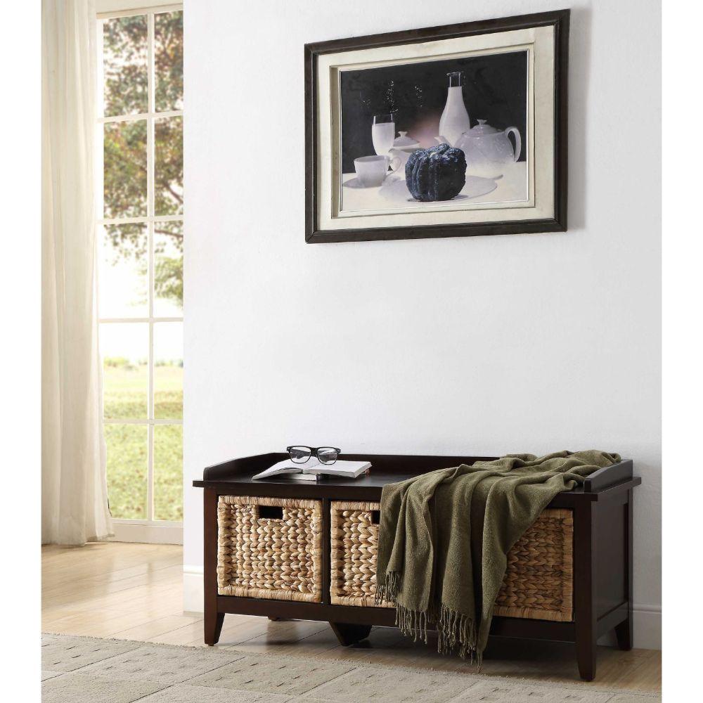 ACME - Flavius - Bench w/Storage - 5th Avenue Furniture