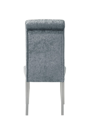 Crown Mark - Vela - Side Chair (Set of 2) - Gray - 5th Avenue Furniture