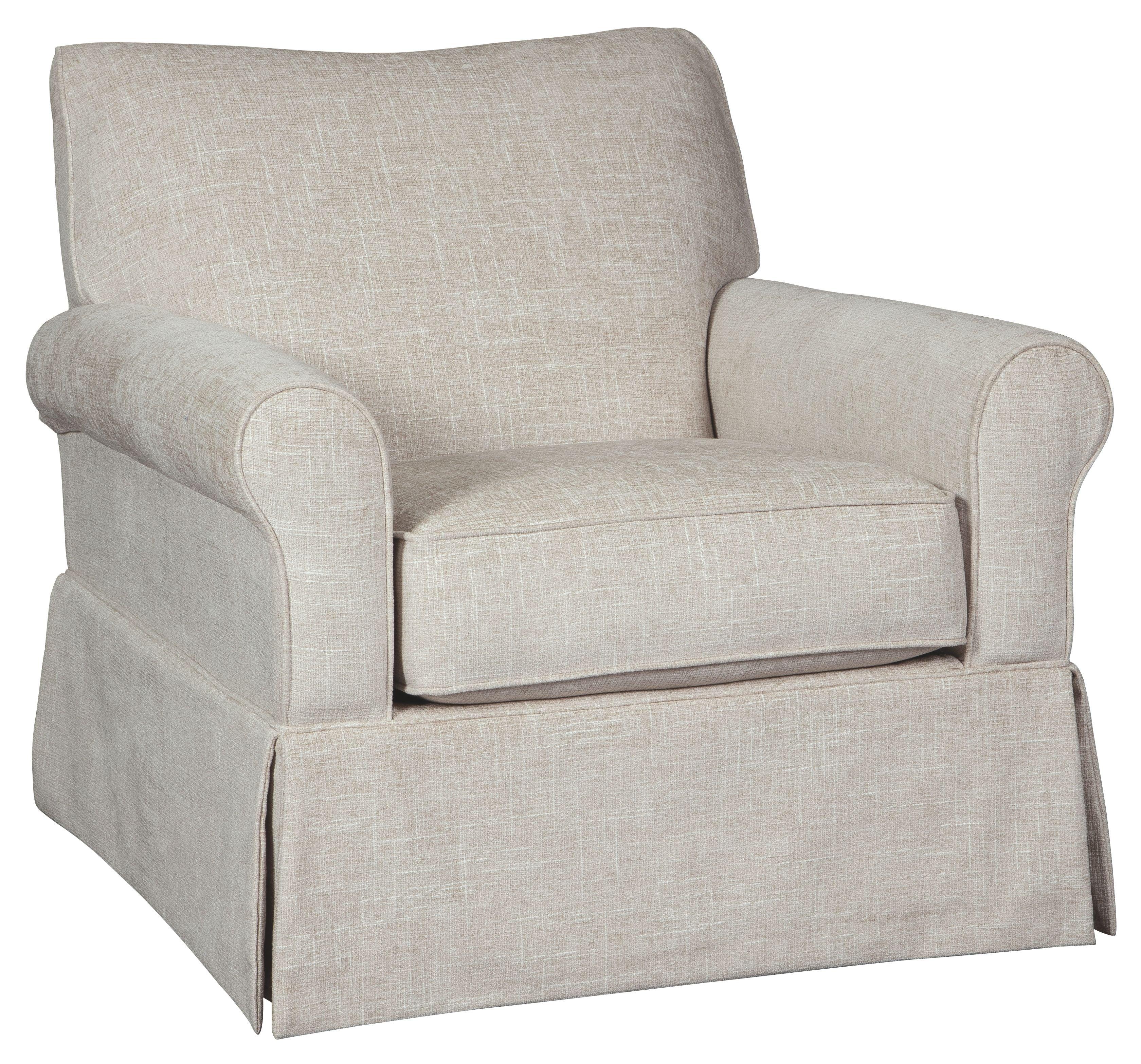 Ashley Furniture - Searcy - Quartz - Swivel Glider Accent Chair - 5th Avenue Furniture