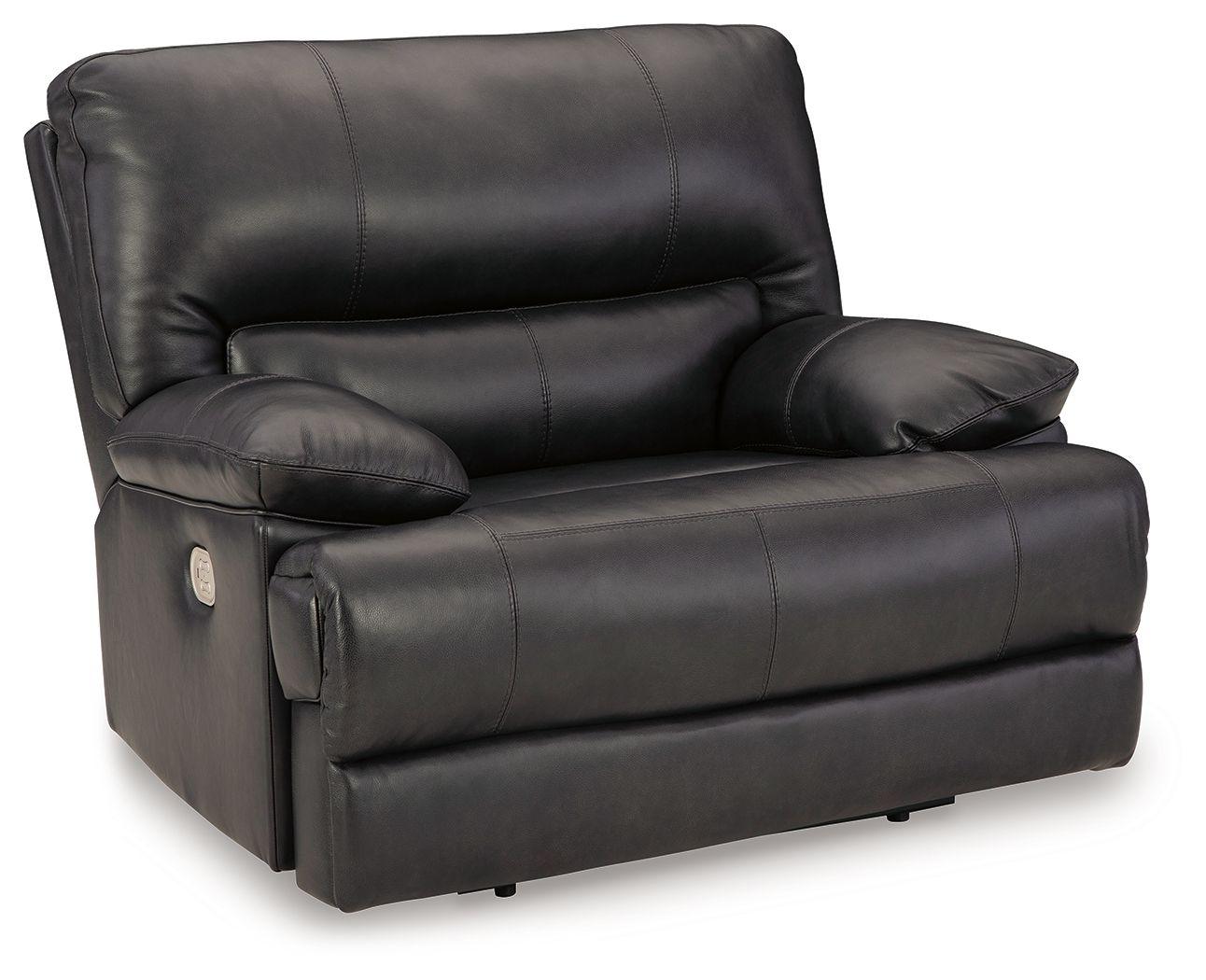 Signature Design by Ashley® - Mountainous - Eclipse - Power Recliner With Adj Headrest - 5th Avenue Furniture