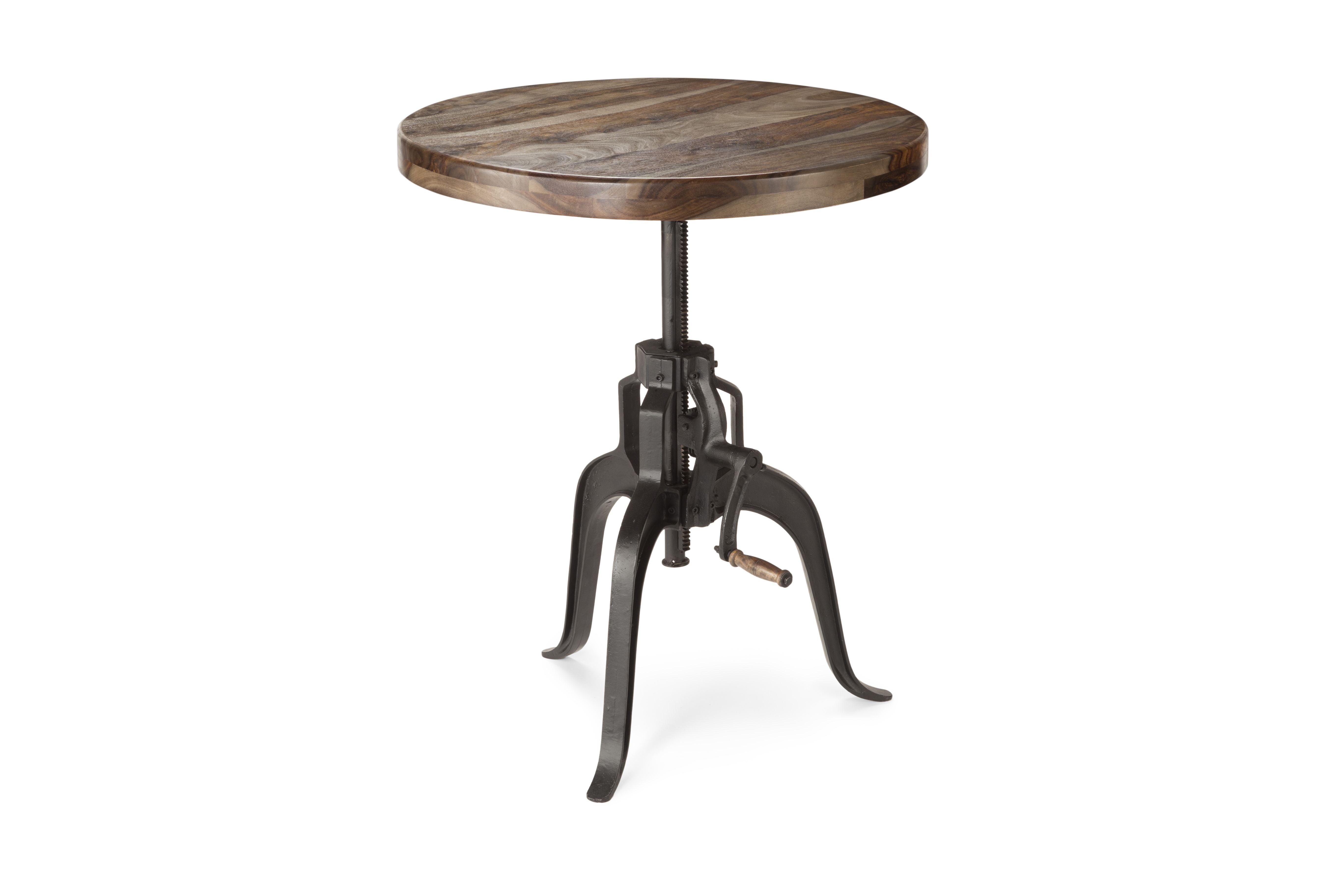 Steve Silver Furniture - Sparrow - Round Crank Table - Dark Brown - 5th Avenue Furniture