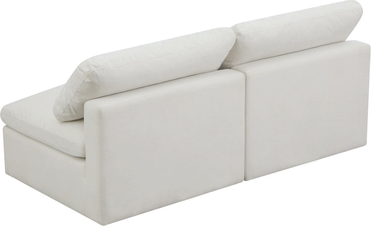 Meridian Furniture - Plush - Modular Armless 2 Seat Sofa - 5th Avenue Furniture