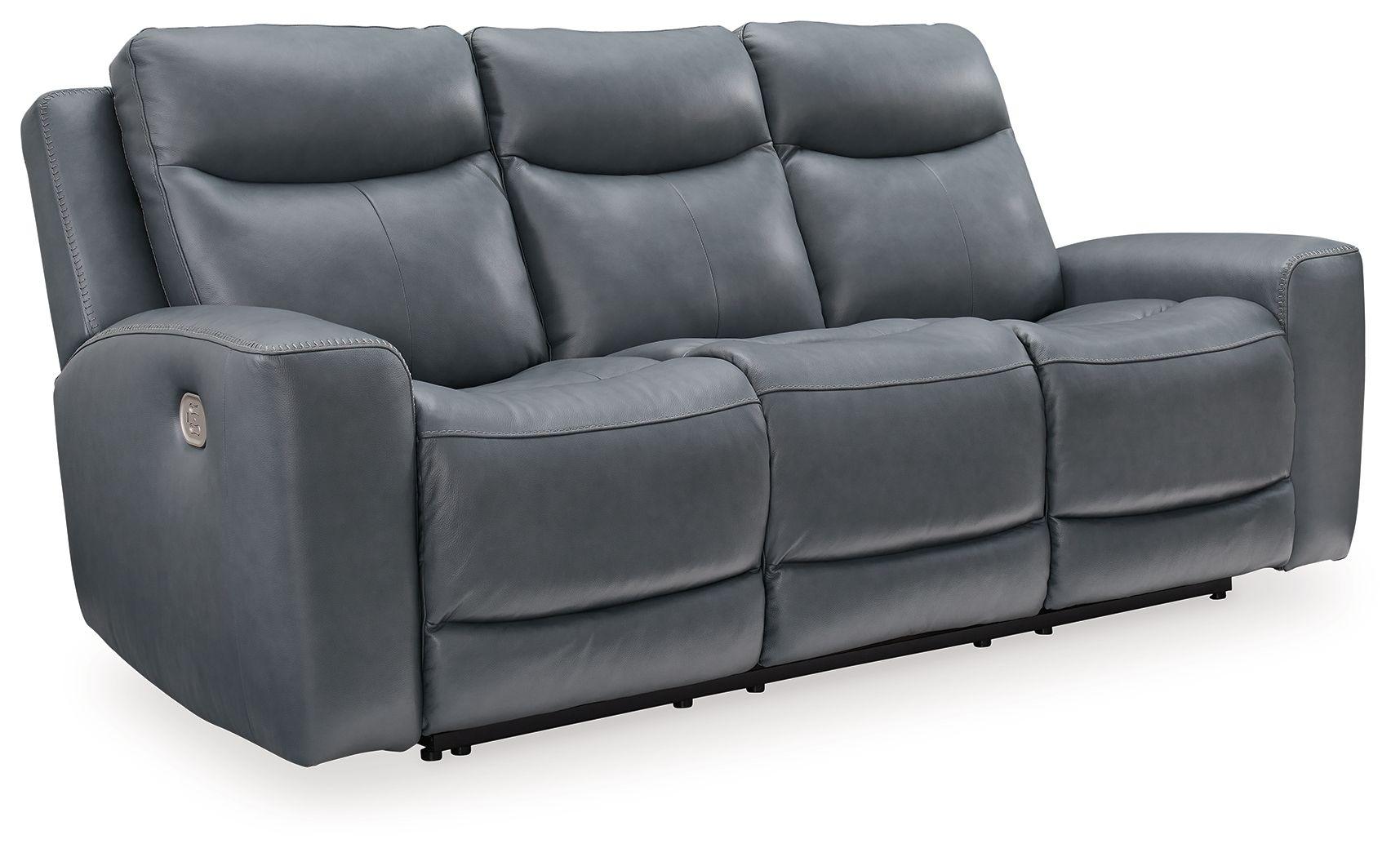 Signature Design by Ashley® - Mindanao - Pwr Rec Sofa With Adj Headrest - 5th Avenue Furniture