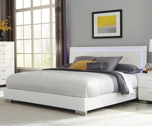 CoasterEssence - Felicity - Panel Bed with LED Lighting - 5th Avenue Furniture