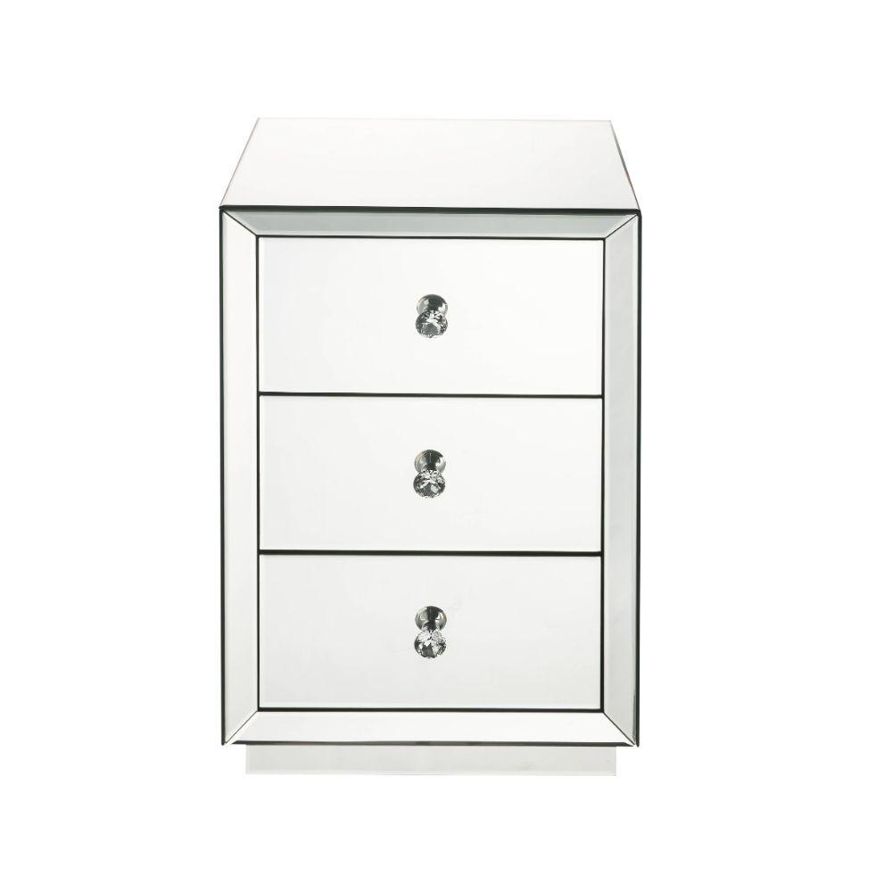 ACME - Nyoka - Accent Table - Mirrored - 5th Avenue Furniture