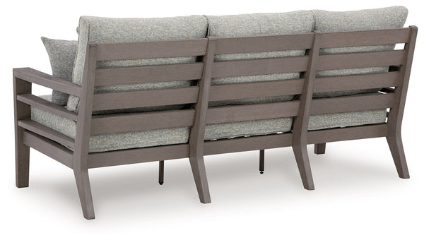 Hillside Barn - Gray / Brown - Sofa With Cushion - 5th Avenue Furniture