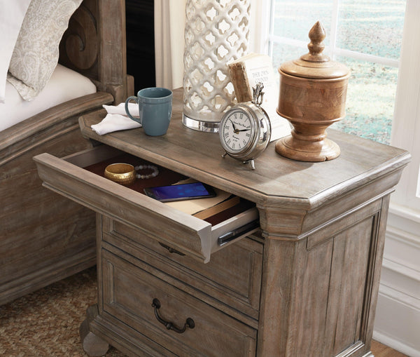 Magnussen Furniture - Tinley Park - Drawer Nightstand - Dove Tail Grey - 5th Avenue Furniture