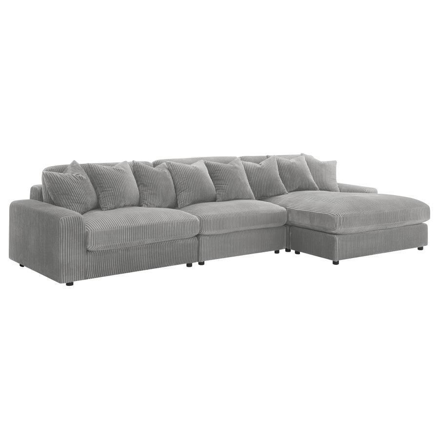 Coaster Fine Furniture - Blaine - 105" Upholstered Reversible Sectional - 5th Avenue Furniture