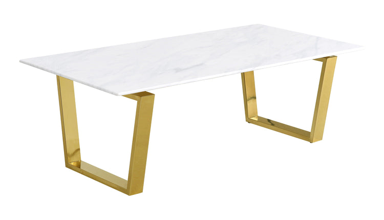 Meridian Furniture - Cameron - Coffee Table - Gold - 5th Avenue Furniture