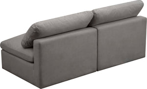 Meridian Furniture - Plush - Modular Armless 2 Seat Sofa - 5th Avenue Furniture