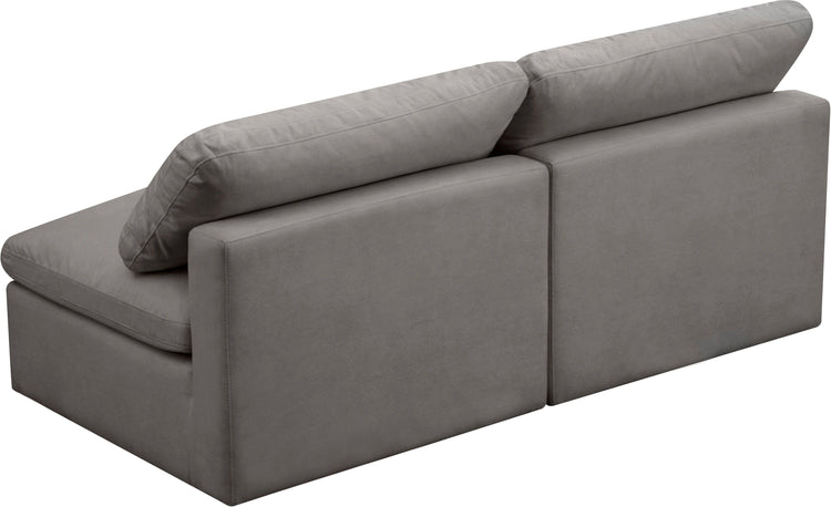 Meridian Furniture - Plush - Modular Armless 2 Seat Sofa - 5th Avenue Furniture